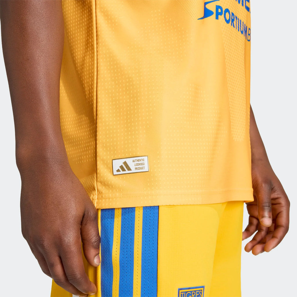 adidas Tigres UANL 26/27 Home Jersey Authentic product image 4, provided for visual reference and product detail review