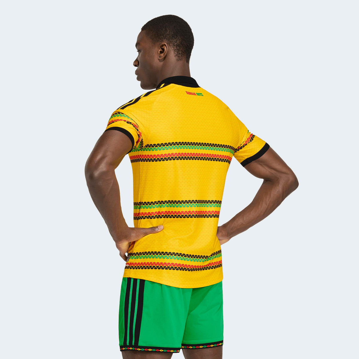 adidas Jamaica 26 x Bob Marley Home Men Authentic Jersey product image 4, provided for visual reference and product detail