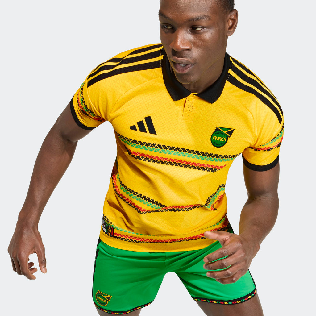 adidas Jamaica 26 x Bob Marley Home Men Authentic Jersey product image 5, provided for visual reference and product detail