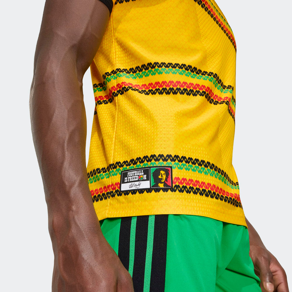 adidas Jamaica 26 x Bob Marley Home Men Authentic Jersey product image 6, provided for visual reference and product detail