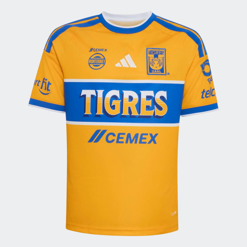 adidas Tigres UANL 26/27 Home Jersey Kids product image 2, provided for visual reference and product detail review