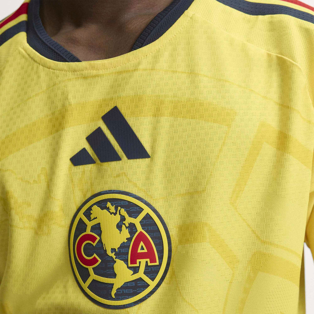 adidas CLUB AMERICA 26/27 HOME Men AUTHENTIC JERSEY product image 5, provided for visual reference and product detail review