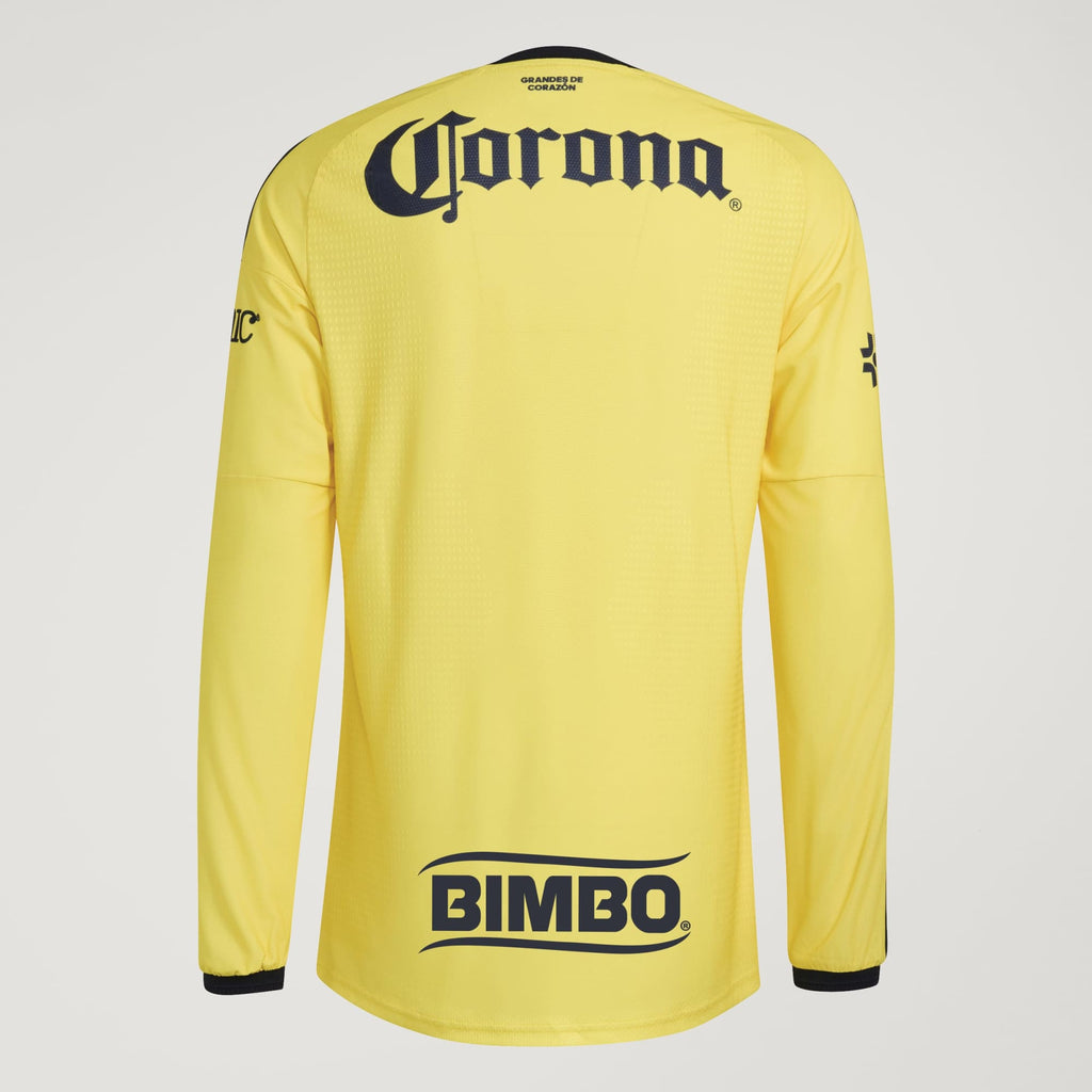 adidas CLUB AMERICA 26/27 HOME AUTHENTIC LONG SLEEVE JERSEY product image 2, provided for visual reference and product