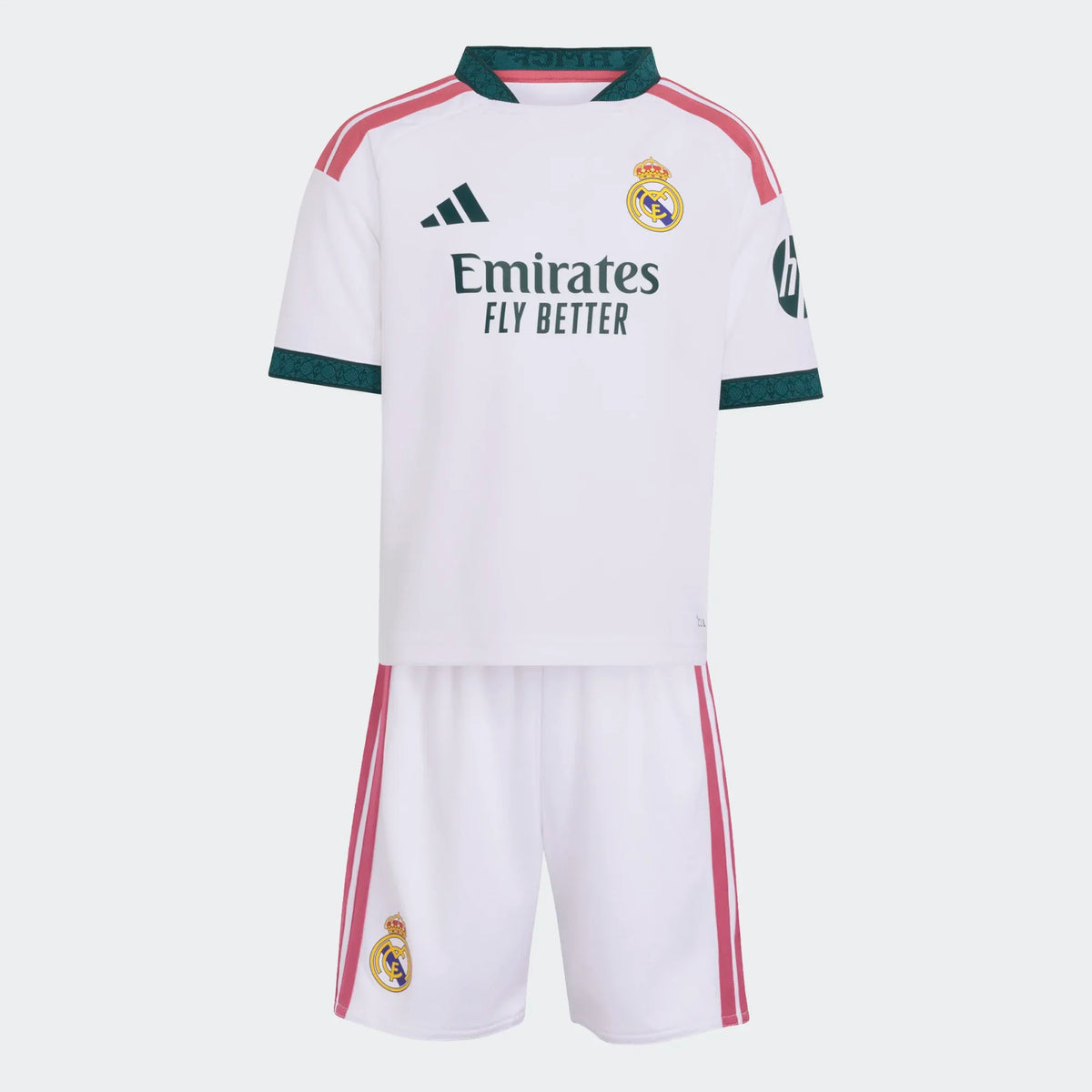 ADIDAS Real Madrid 26/27 Home Kids Set product image 1, provided for visual reference and product detail review