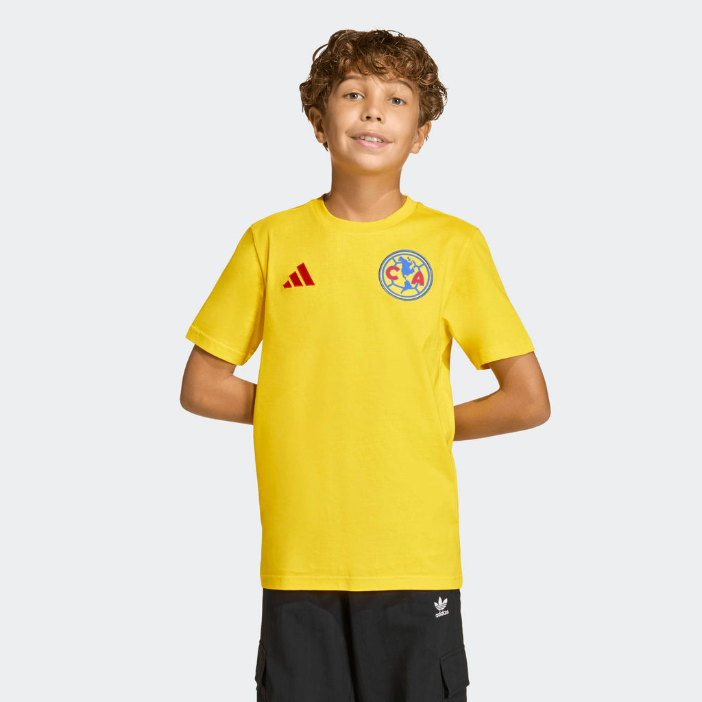 adidas Club America Kids T-Shirt product image 2, provided for visual reference and product detail review