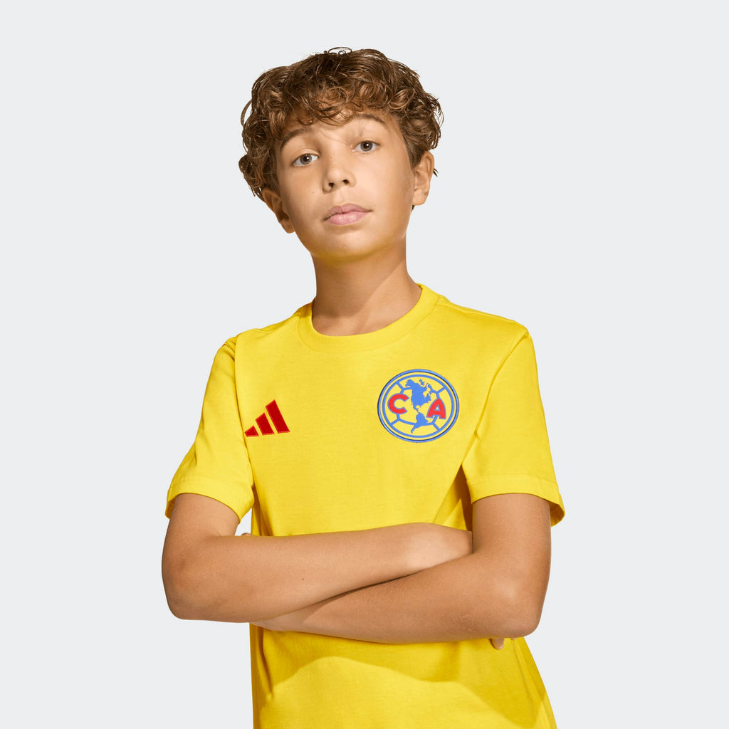 adidas Club America Kids T-Shirt product image 4, provided for visual reference and product detail review