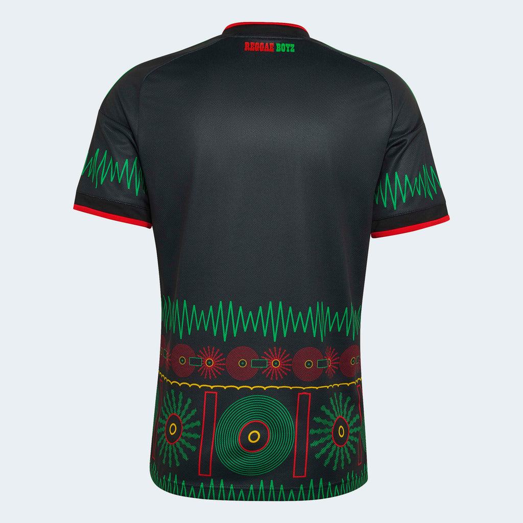 adidas Jamaica 26 x Bob Marley Away Men Stadium Jersey product image 2, provided for visual reference and product detail