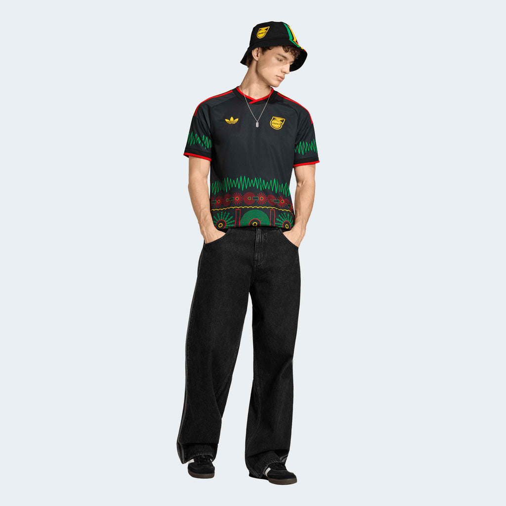 adidas Jamaica 26 x Bob Marley Away Men Stadium Jersey product image 5, provided for visual reference and product detail