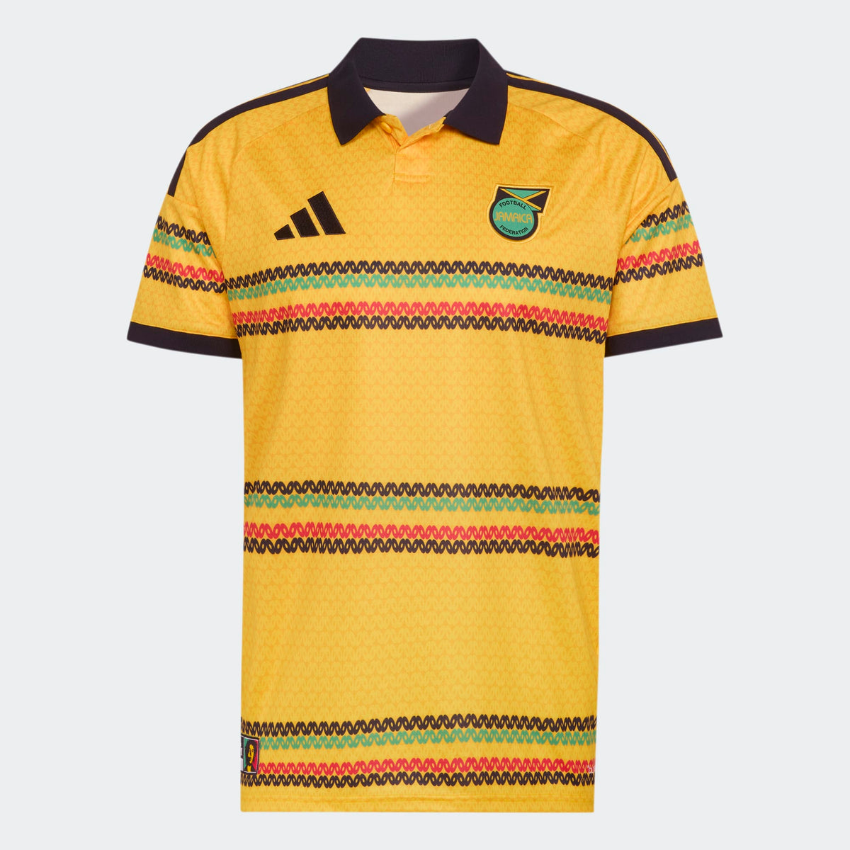 adidas Jamaica 26 x Bob Marley Home Men Stadium Jersey product image 3, provided for visual reference and product detail