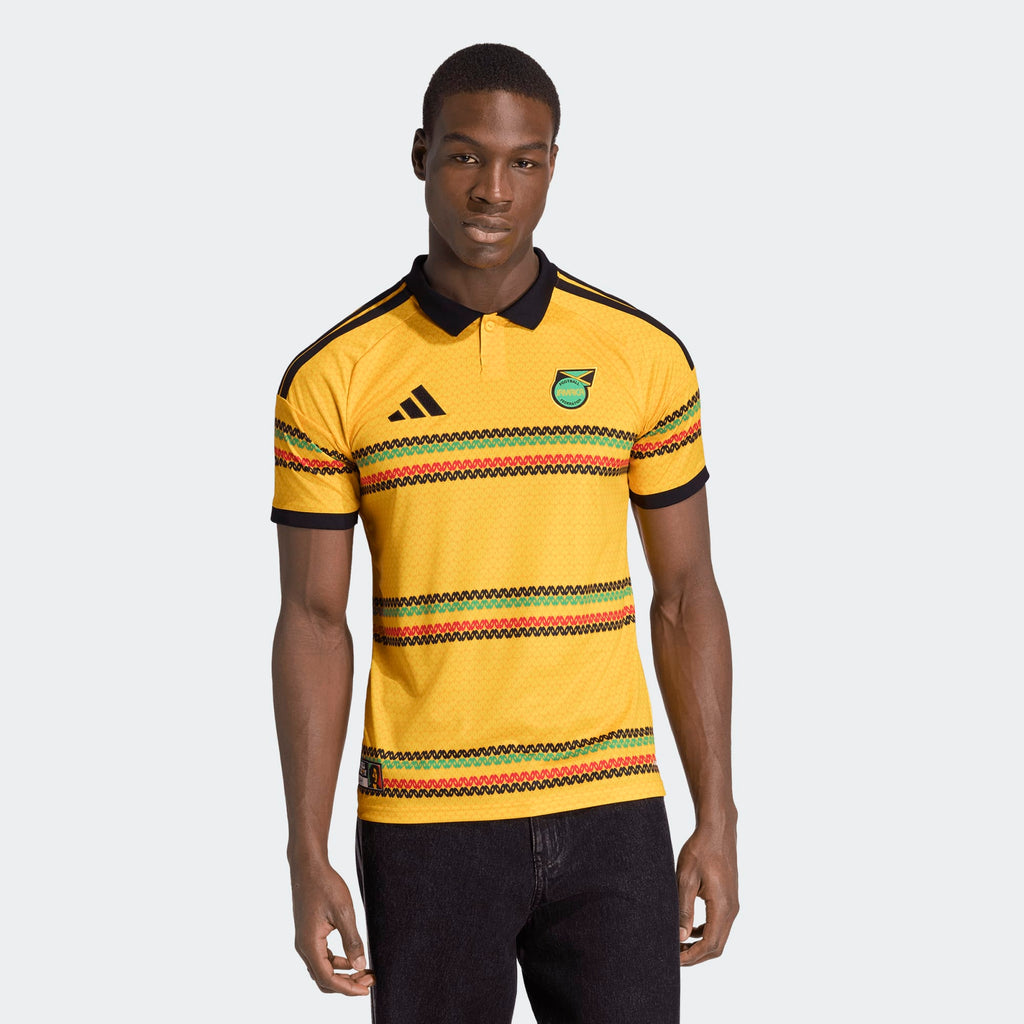 adidas Jamaica 26 x Bob Marley Home Men Stadium Jersey product image 1, provided for visual reference and product detail