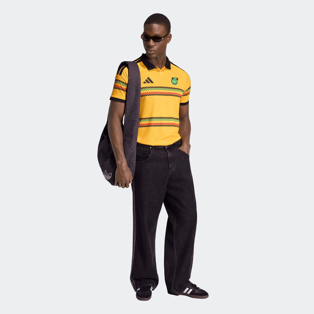 adidas Jamaica 26 x Bob Marley Home Men Stadium Jersey product image 5, provided for visual reference and product detail