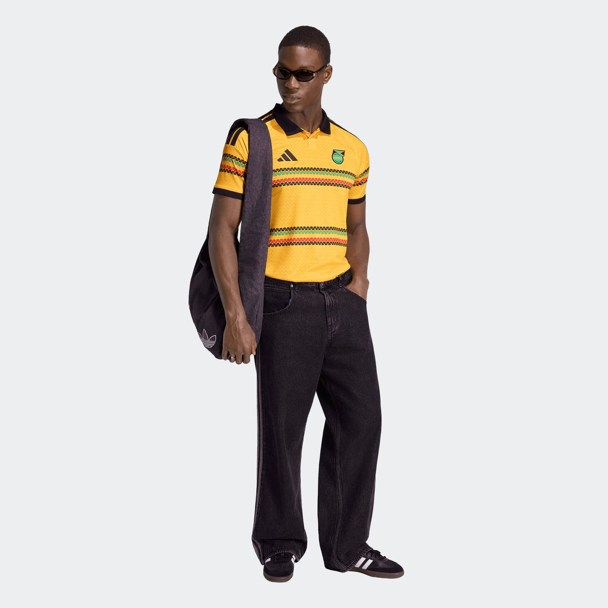 adidas Jamaica 26 x Bob Marley Home Men Stadium Jersey product image 5, provided for visual reference and product detail