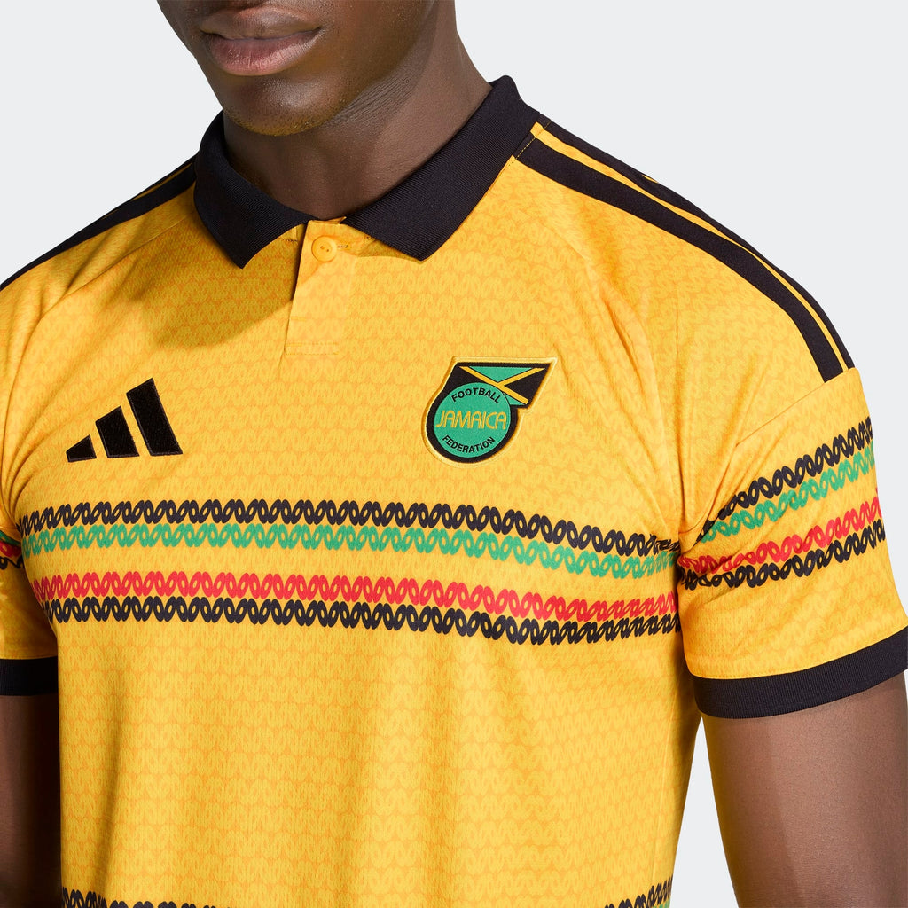 adidas Jamaica 26 x Bob Marley Home Men Stadium Jersey product image 6, provided for visual reference and product detail