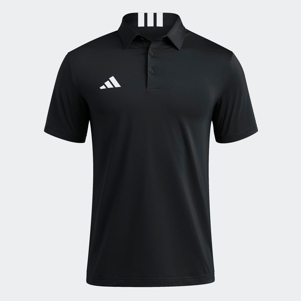 adidas 3 Stripe Basic Short Sleeve Polo product image 2, provided for visual reference and product detail review
