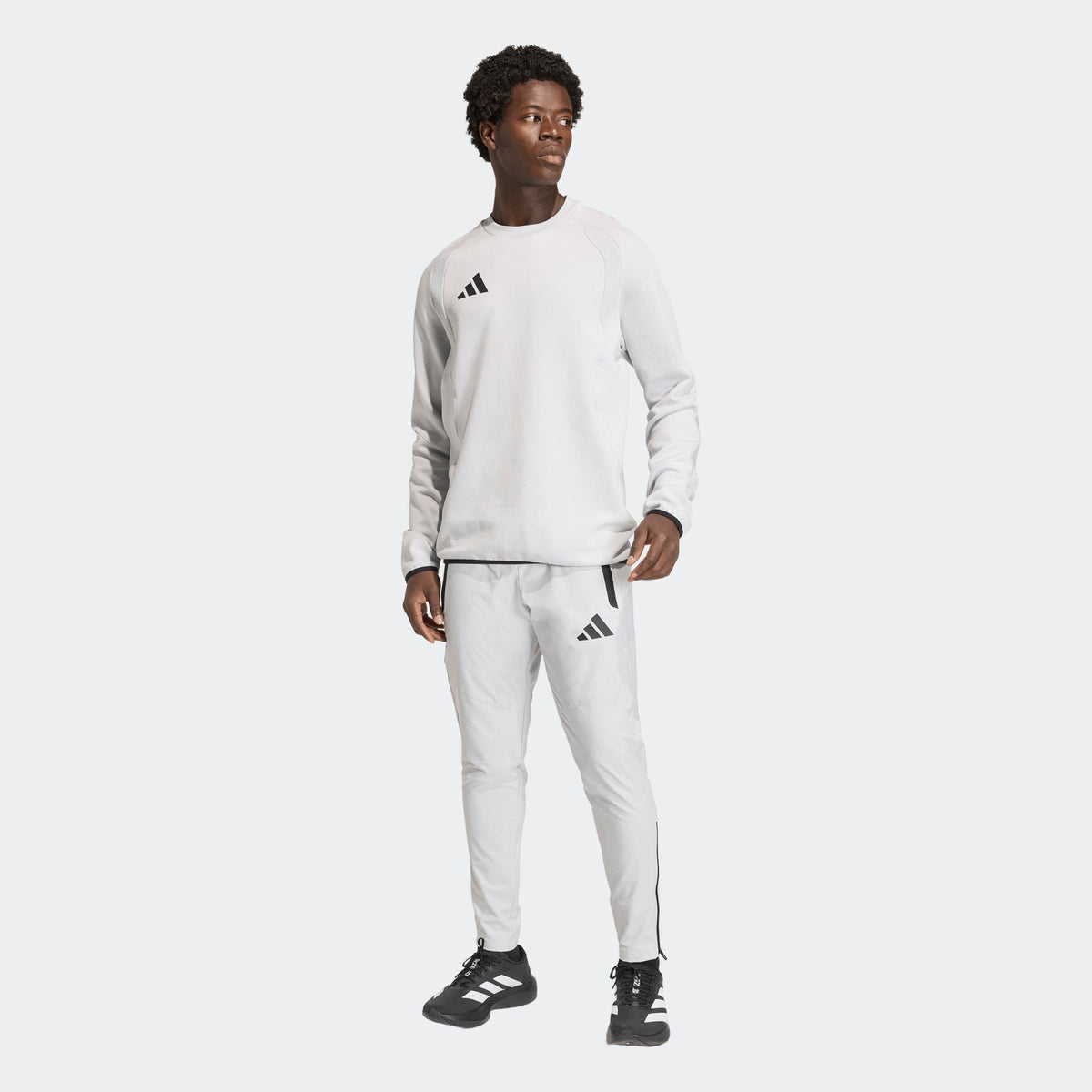 adidas TIRO TRAVEL CREW Sweatshirt product image 4, provided for visual reference and product detail review