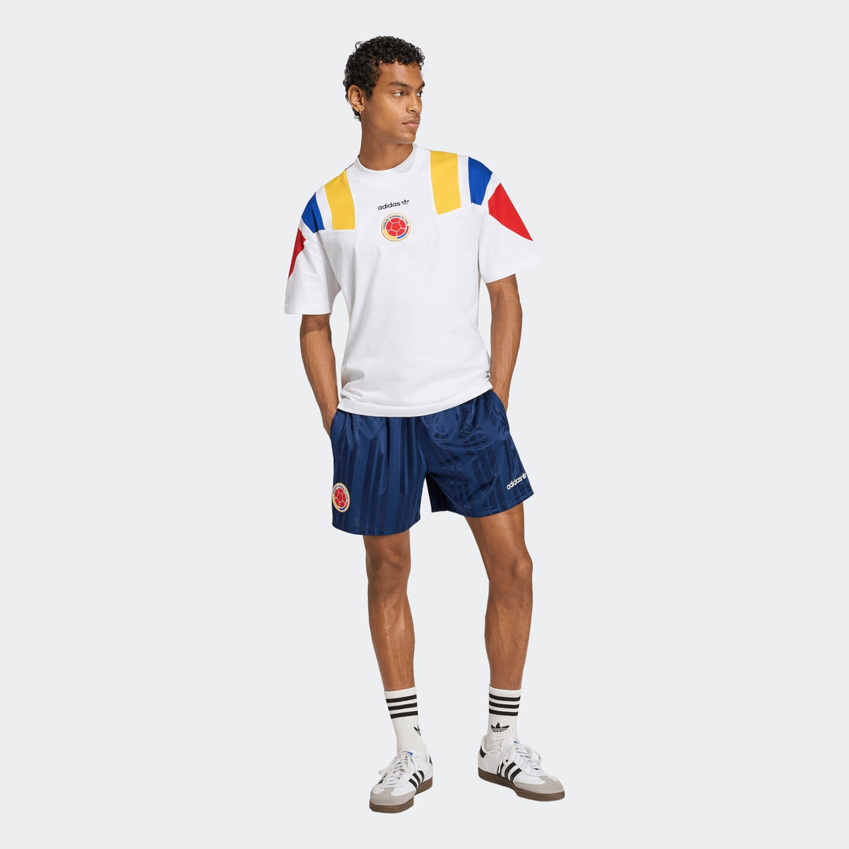 adidas Men Colombia EQT T-Shirt White product image 4, provided for visual reference and product detail review
