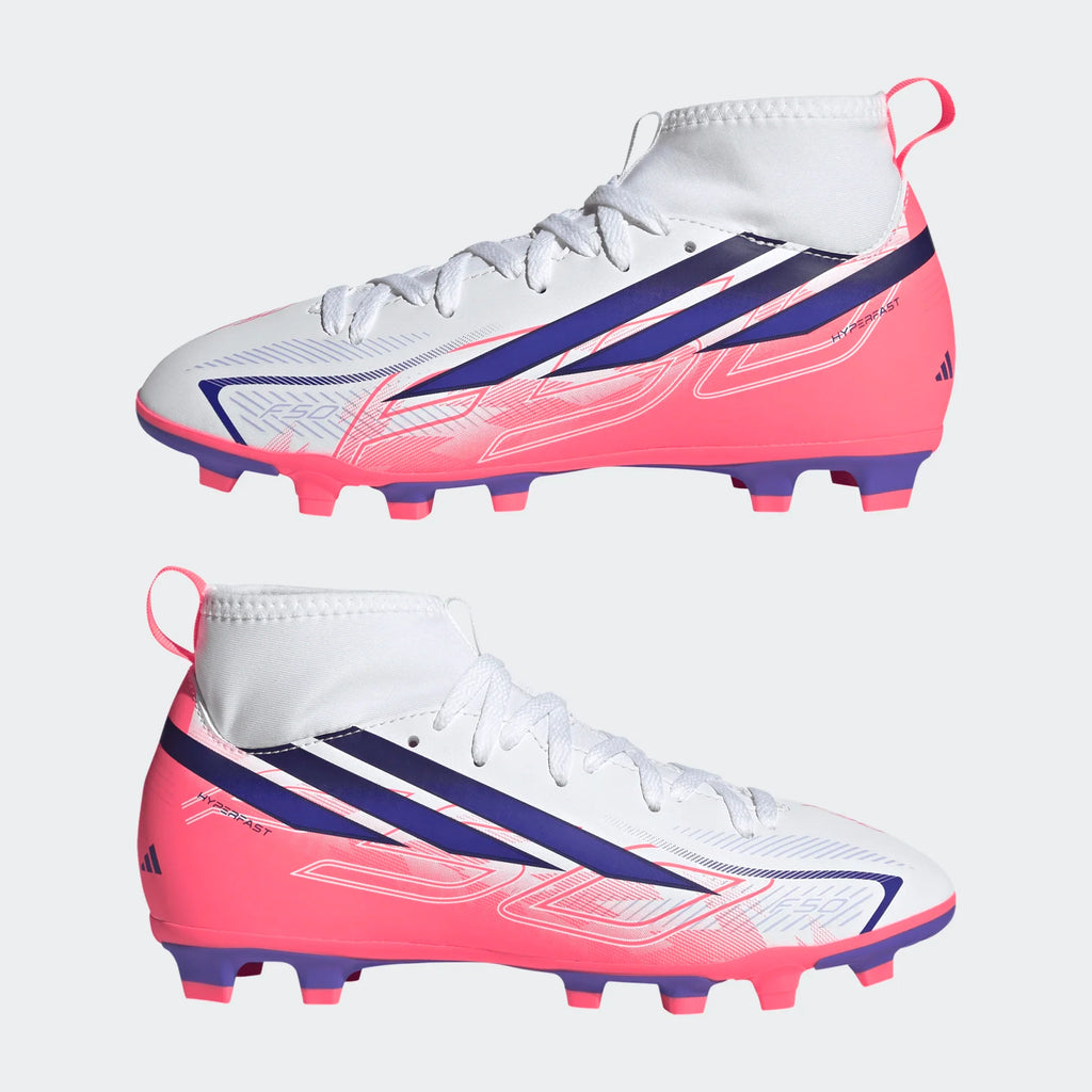 ADIDAS F50 Hyperfast Club Mid Firm Ground / Multi Ground Football Boots Kids product image 5, provided for visual reference