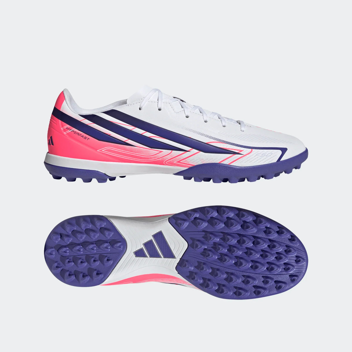ADIDAS F50 Hyperfast Club Turf Football Boots product image 3, provided for visual reference and product detail review
