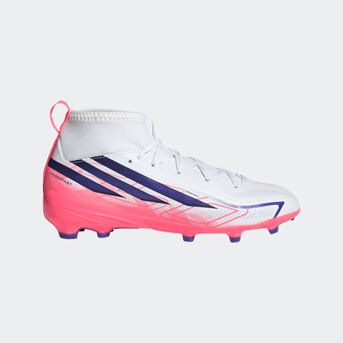 adidas F50 Hyperfast League Mid Firm Ground Football Boots Kids product image 3, provided for visual reference and product