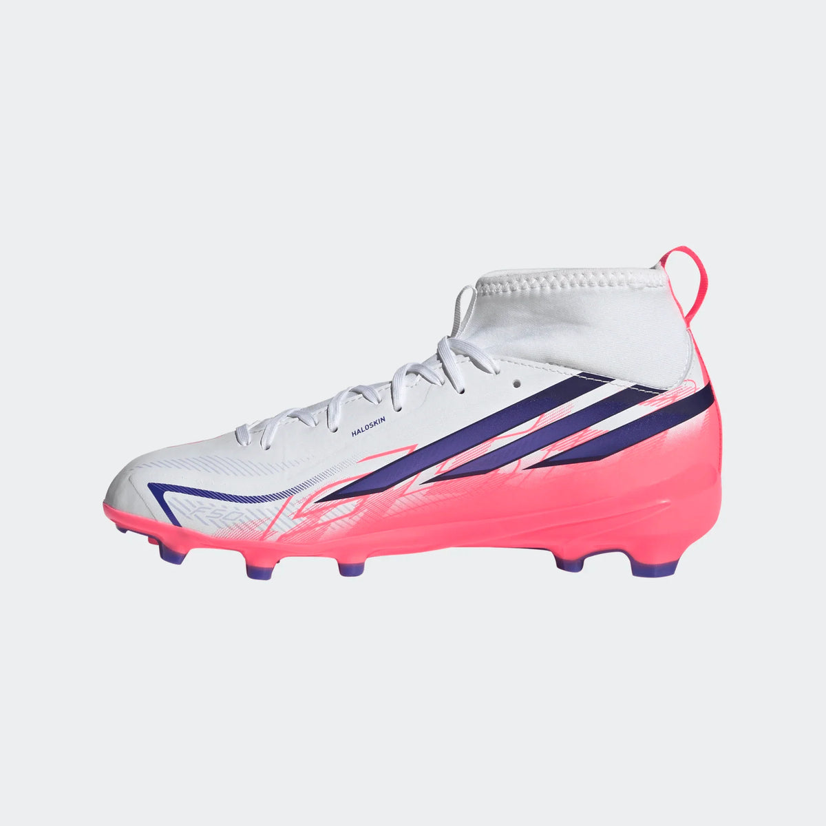 adidas F50 Hyperfast League Mid Firm Ground Football Boots Kids product image 2, provided for visual reference and product