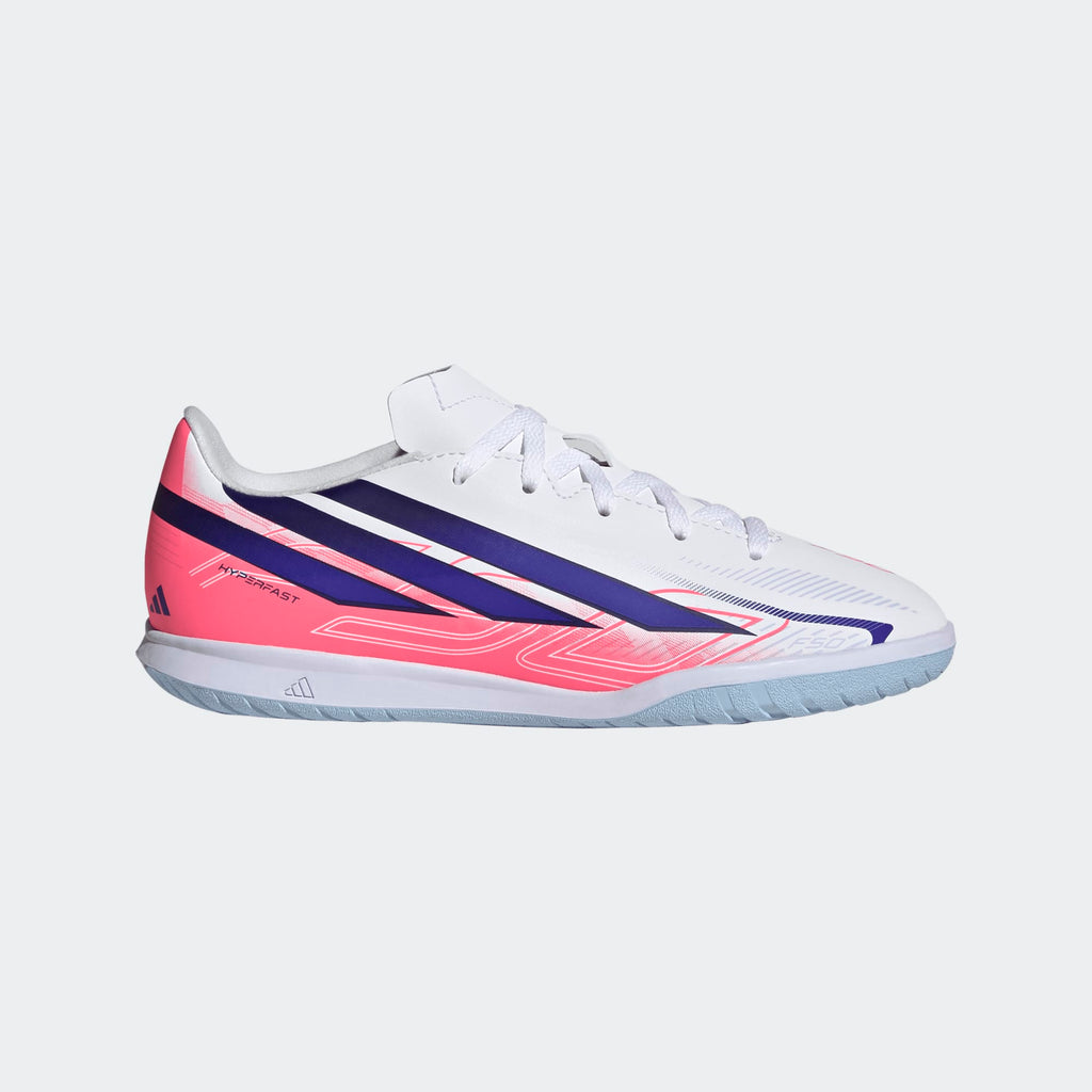 adidas F50 Hyperfast Club Indoor SOCCER SHOES Kids product image 1, provided for visual reference and product detail review