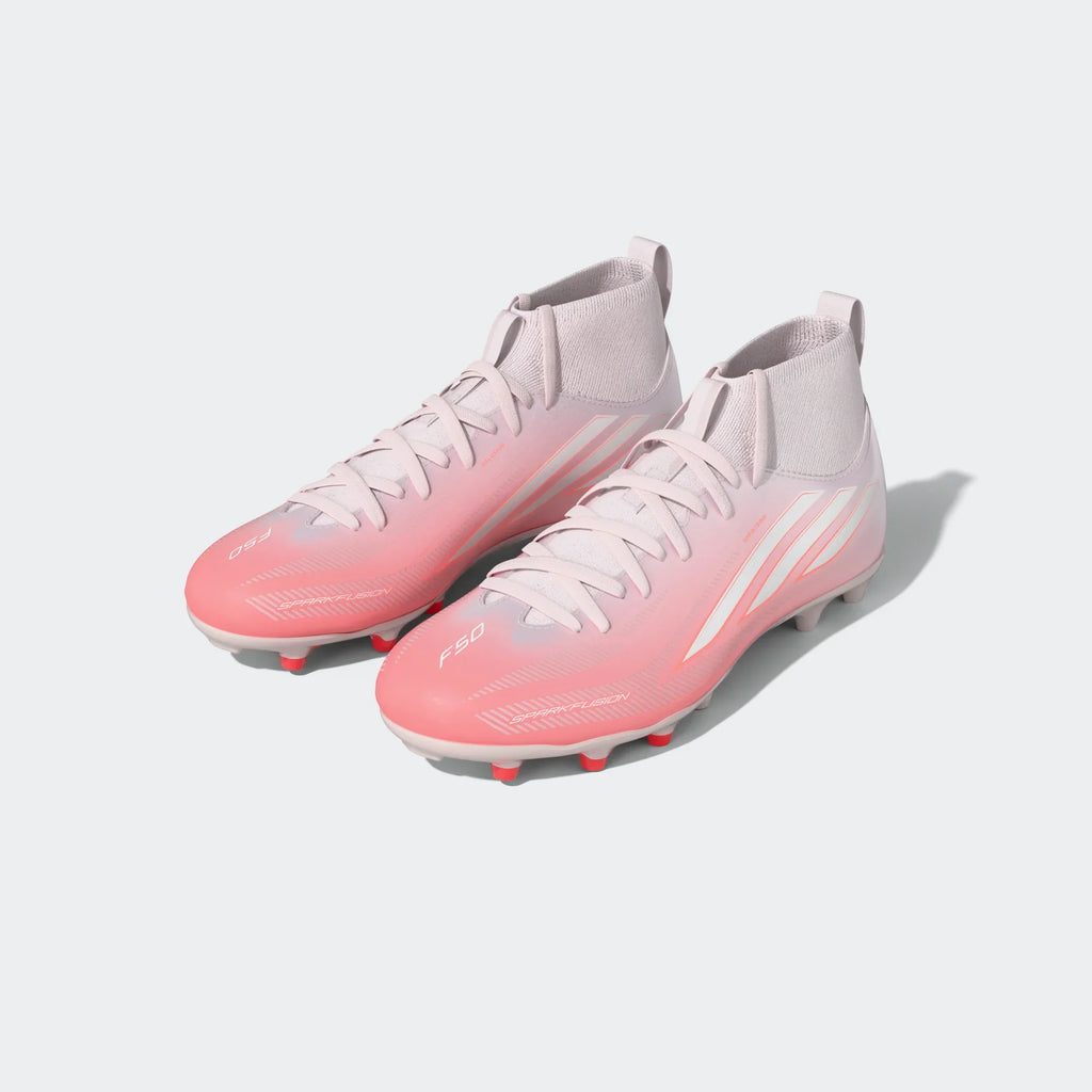 ADIDAS F50 Sparkfusion League Mid Cut Firm Ground / Artificial Grass Football Boots Kids product image 4, provided for