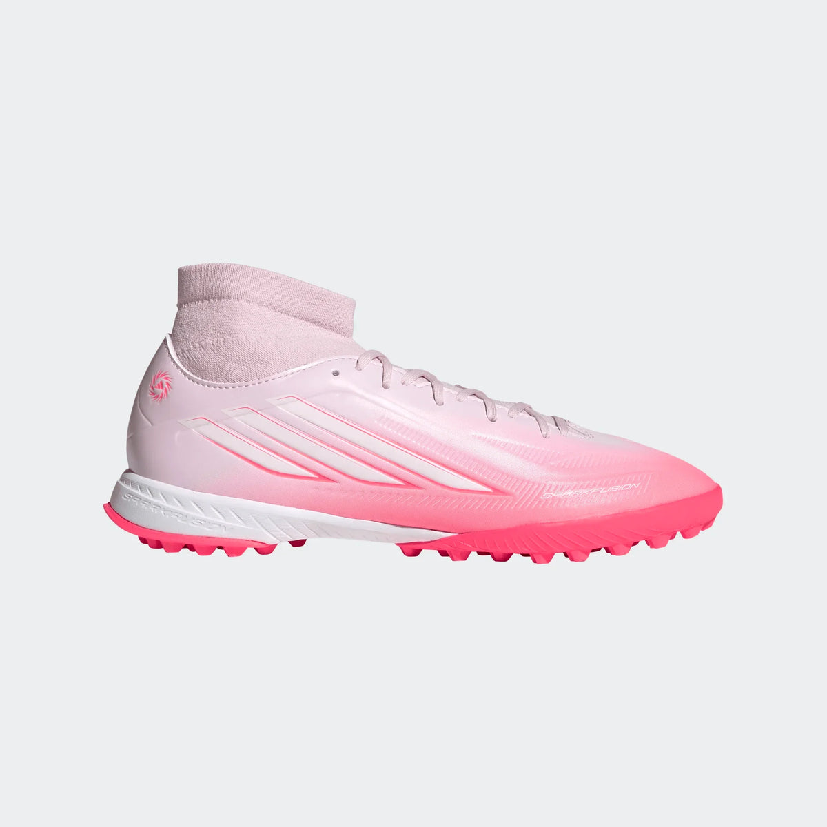 ADIDAS F50 Sparkfusion Club Mid Cut Turf Football Boots product image 1, provided for visual reference and product detail