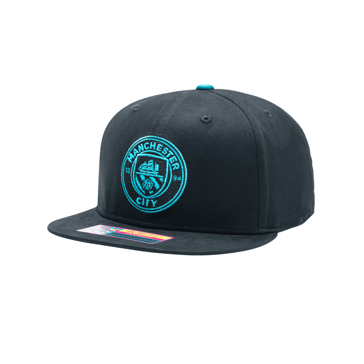 Fan Ink Man City Locale Snapback Hat product image 2, provided for visual reference and product detail review
