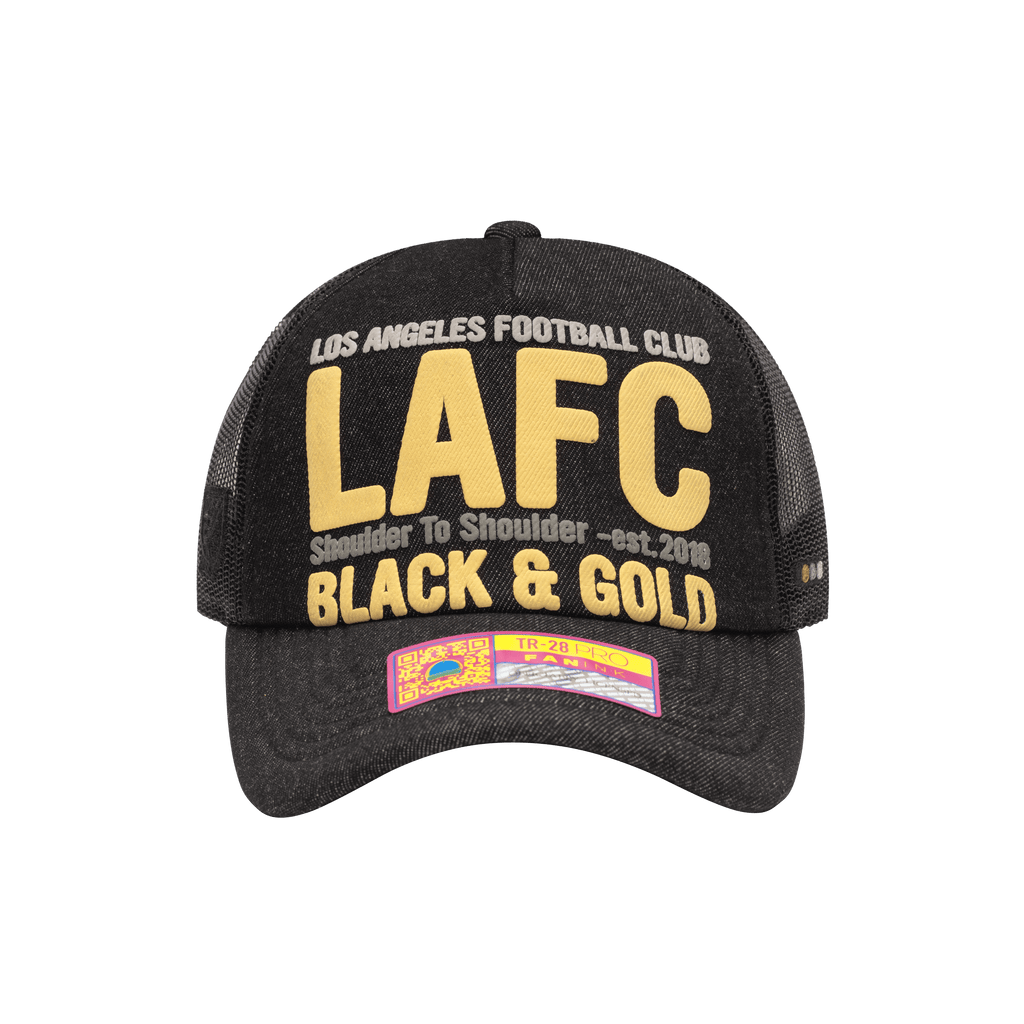 Fan Ink LAFC Heart Trucker Hat product image 1, provided for visual reference and product detail review