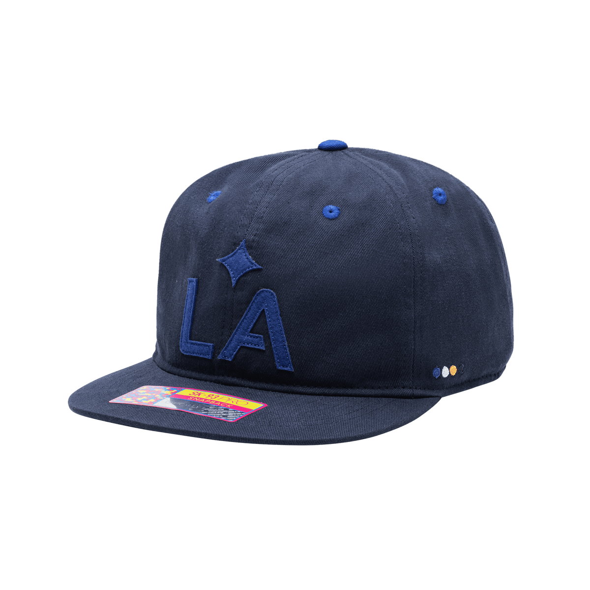 Fan Ink LA GALAXY SWINGMAN Snapback HAT product image 2, provided for visual reference and product detail review