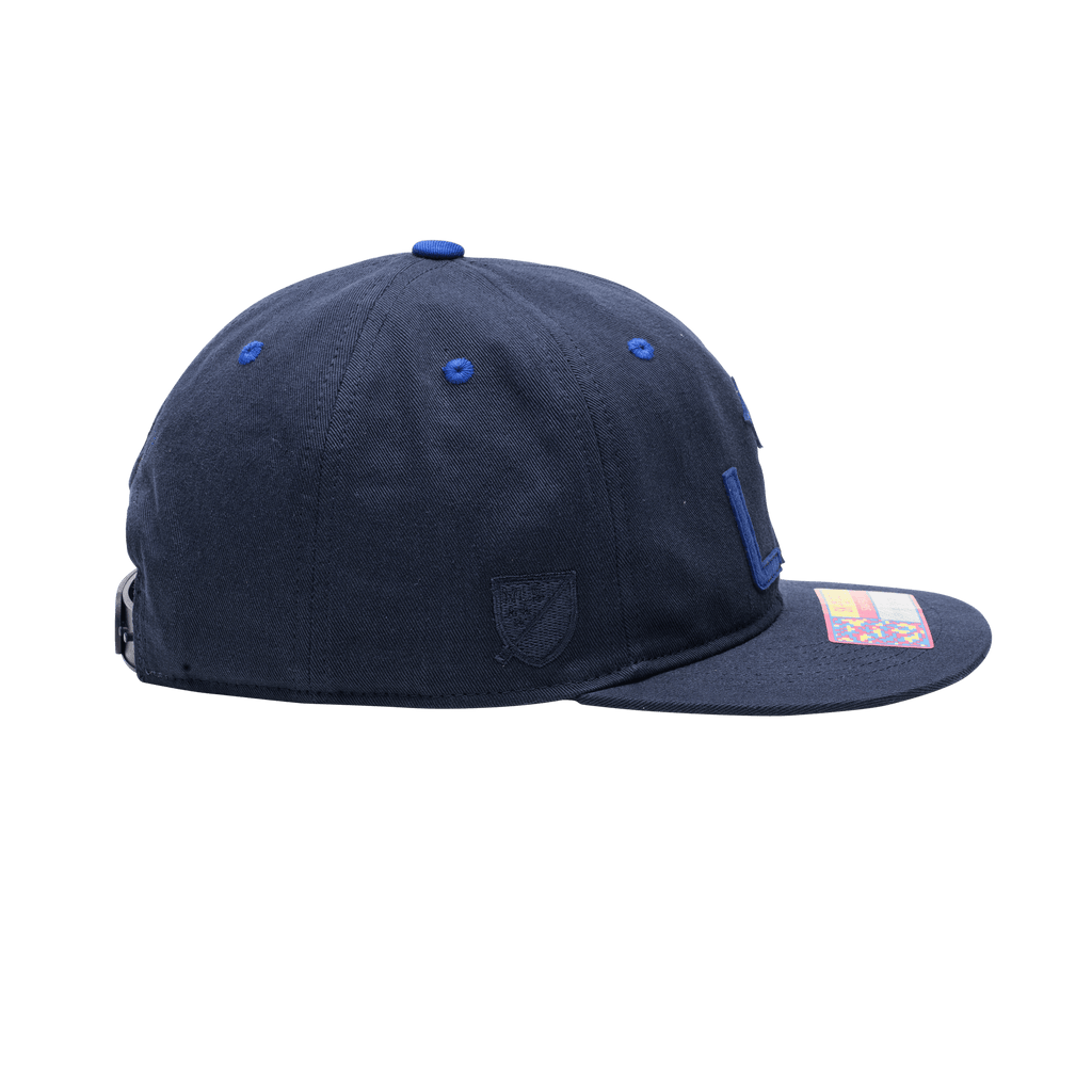 Fan Ink LA GALAXY SWINGMAN Snapback HAT product image 4, provided for visual reference and product detail review