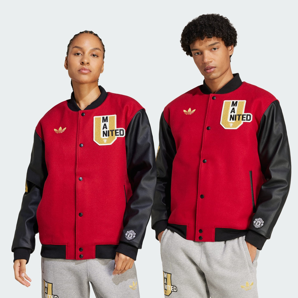 adidas Manchester UNITED VRCT Jacket product image 1, provided for visual reference and product detail review