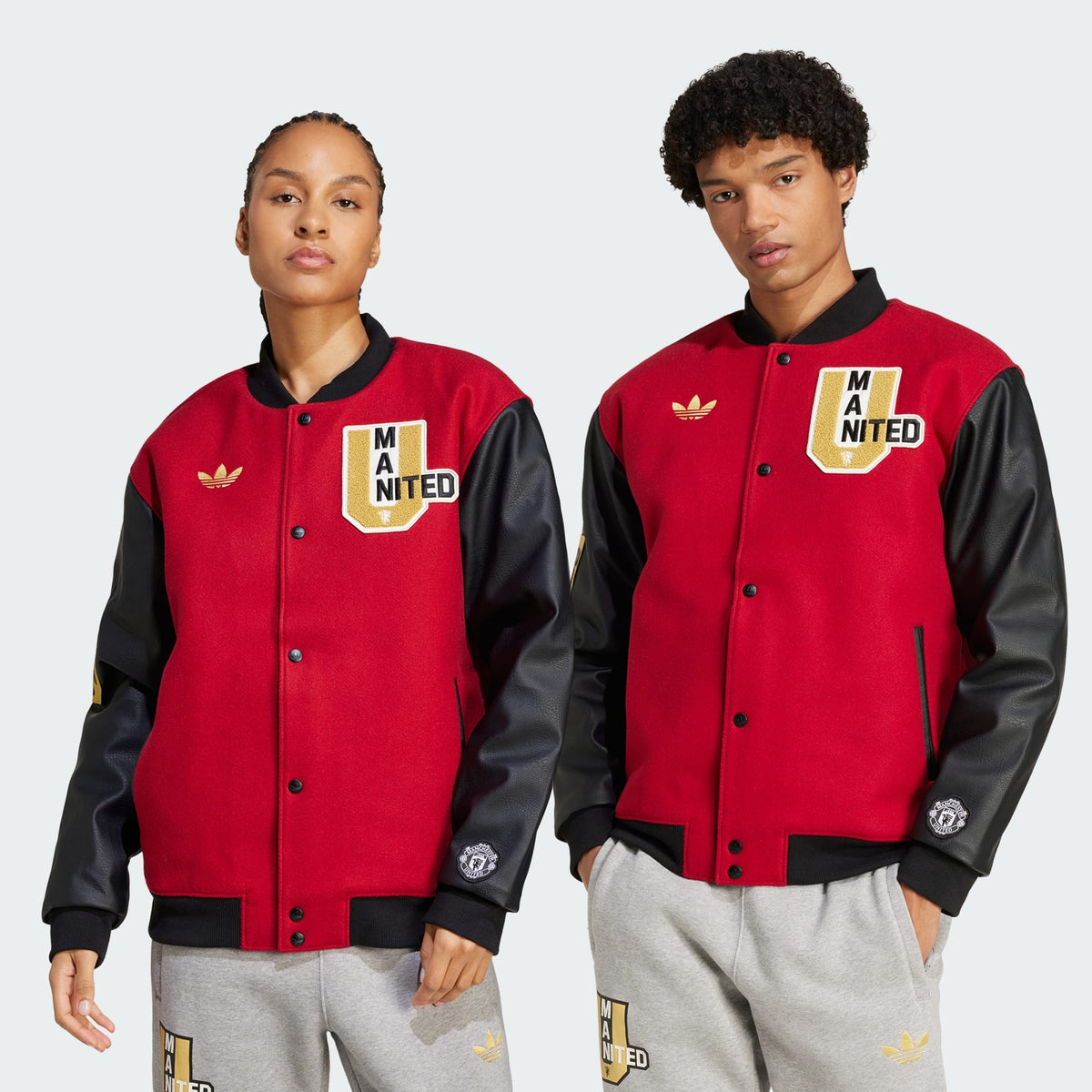 adidas Manchester UNITED VRCT Jacket product image 1, provided for visual reference and product detail review