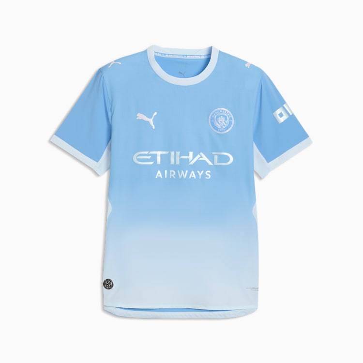 PUMA Manchester City Home Authentic Men Soccer Jersey product image 4, provided for visual reference and product detail