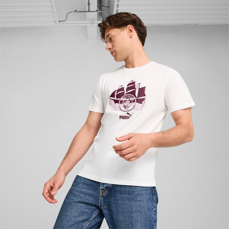 Puma Manchester City ftblCULTURE Men T-Shirt product image 1, provided for visual reference and product detail review