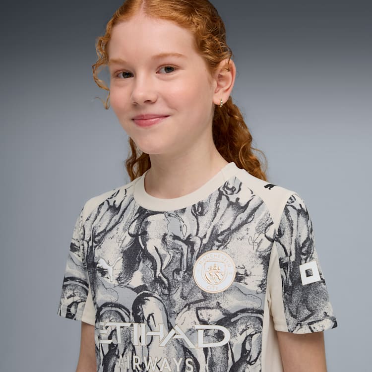 Puma Manchester City x Year of the Horse Kid's Soccer Jersey product image 2, provided for visual reference and product
