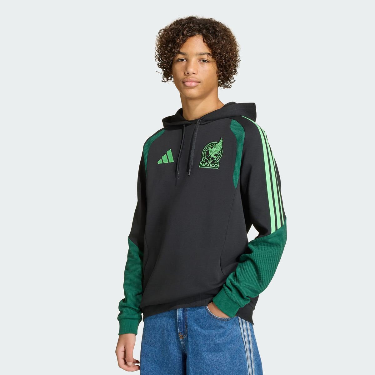 adidas Mexico Tiro 26 Hoodie Kids product image 1, provided for visual reference and product detail review