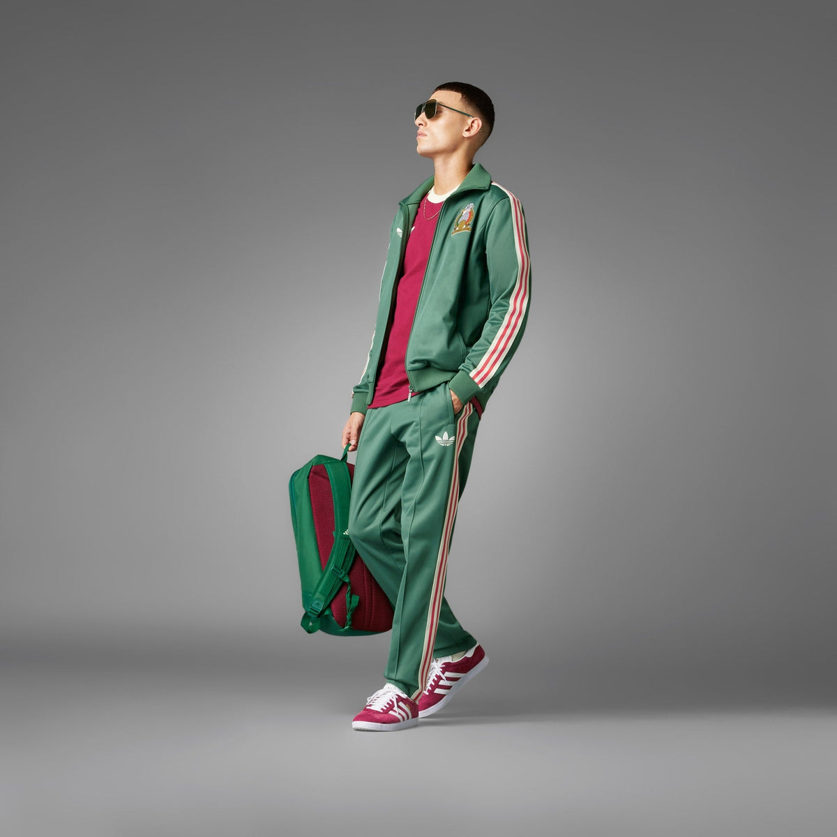 adidas Mexico Men Beckenbauer Track Top product image 9, provided for visual reference and product detail review