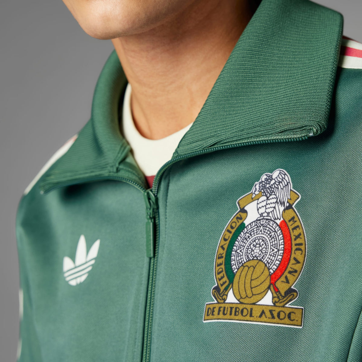 adidas Mexico Men Beckenbauer Track Top product image 4, provided for visual reference and product detail review