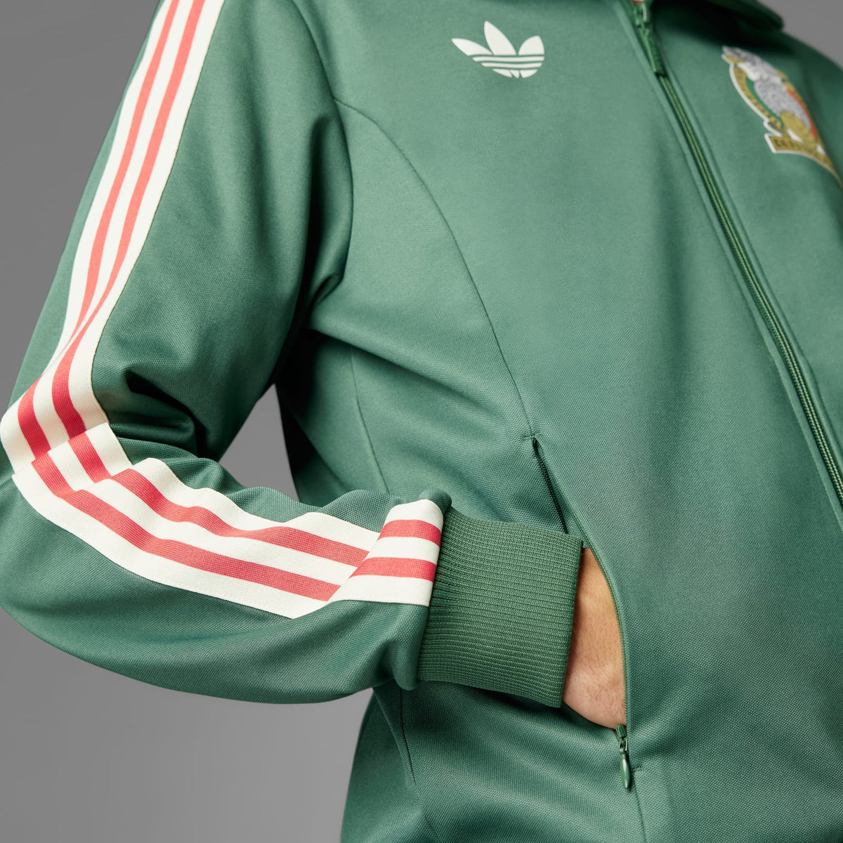 adidas Mexico Men Beckenbauer Track Top product image 8, provided for visual reference and product detail review
