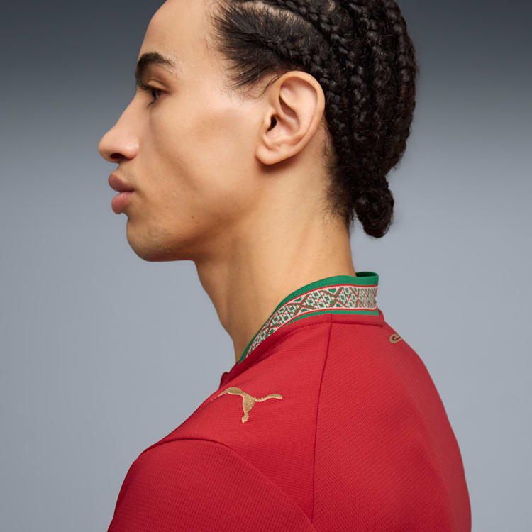 Puma Morocco 26 Home Men Soccer Jersey product image 3, provided for visual reference and product detail review
