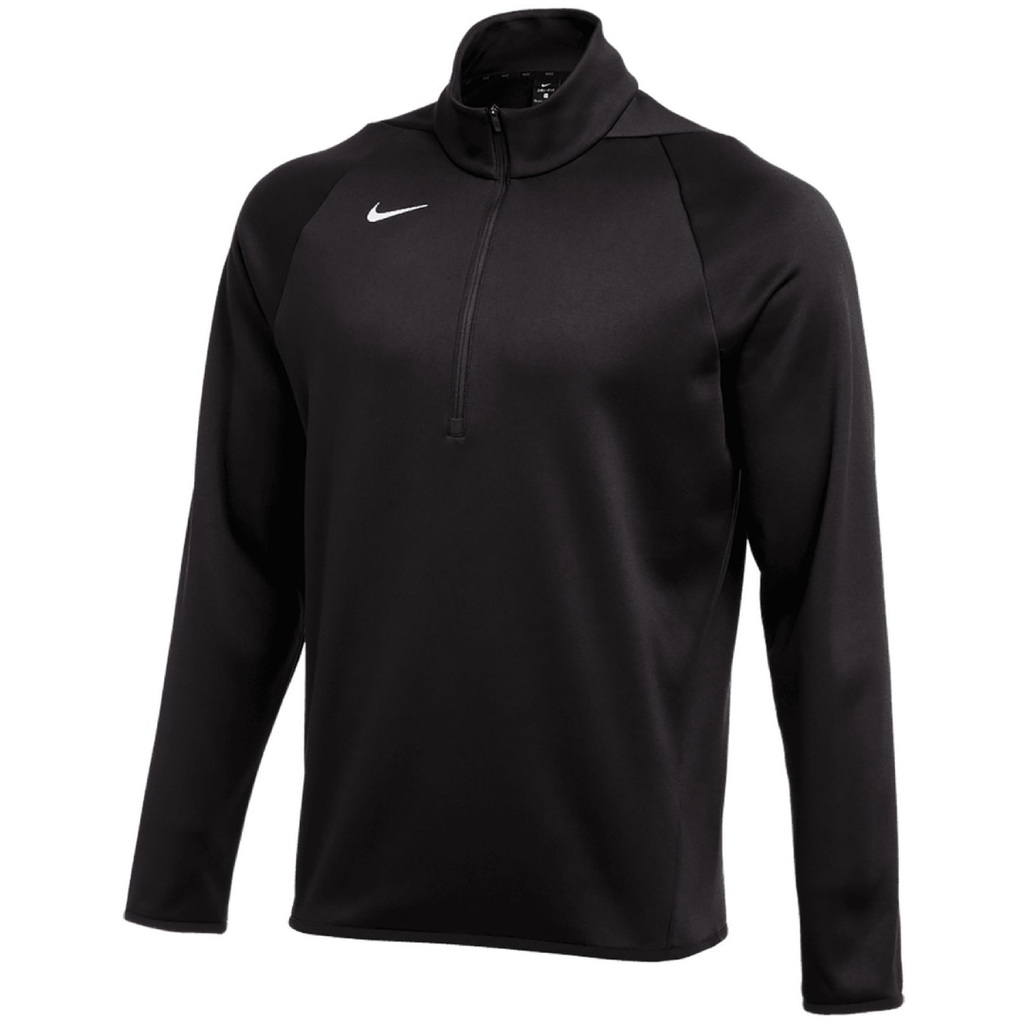 Nike Men Team Black Therma Long-Sleeve Quarter-Zip product image 1, provided for visual reference and product detail review