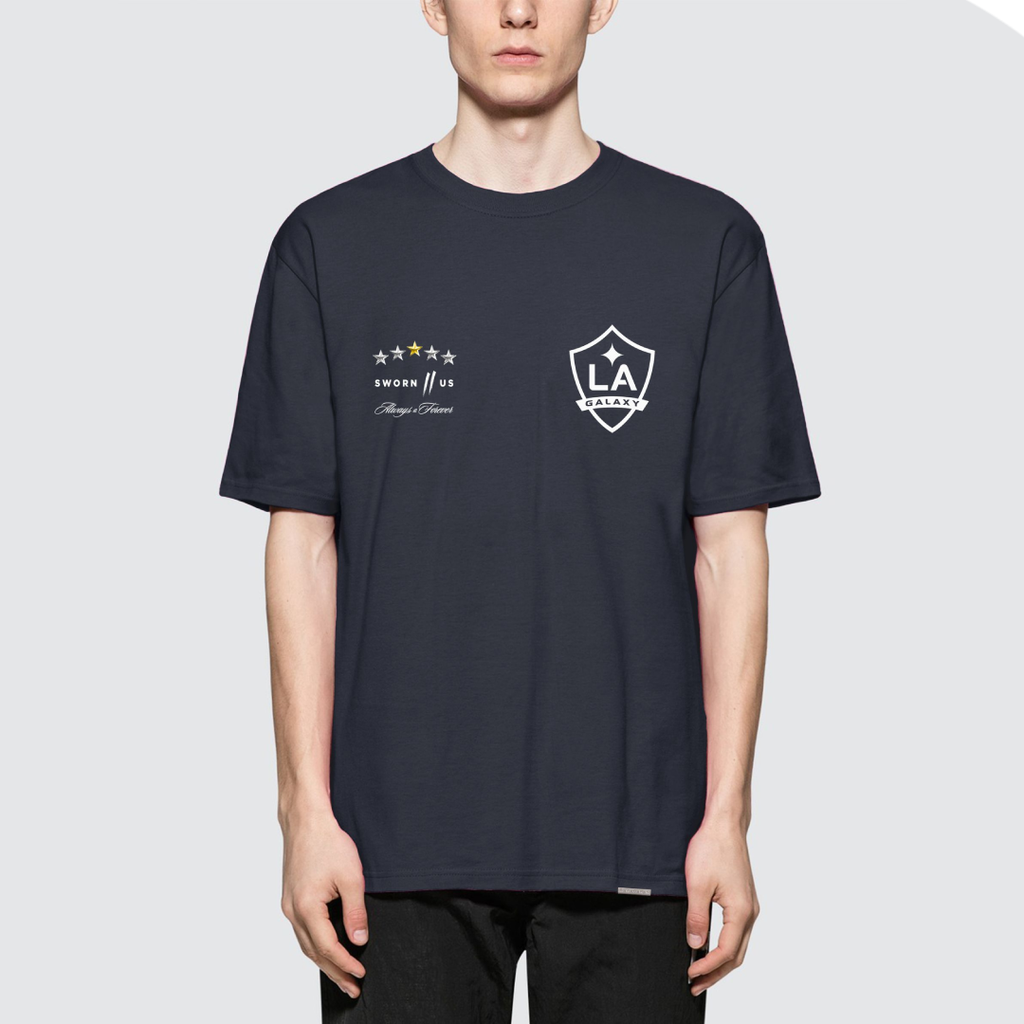 Sworn To Us LA Galaxy Rings T-Shirt product image 1, provided for visual reference and product detail review