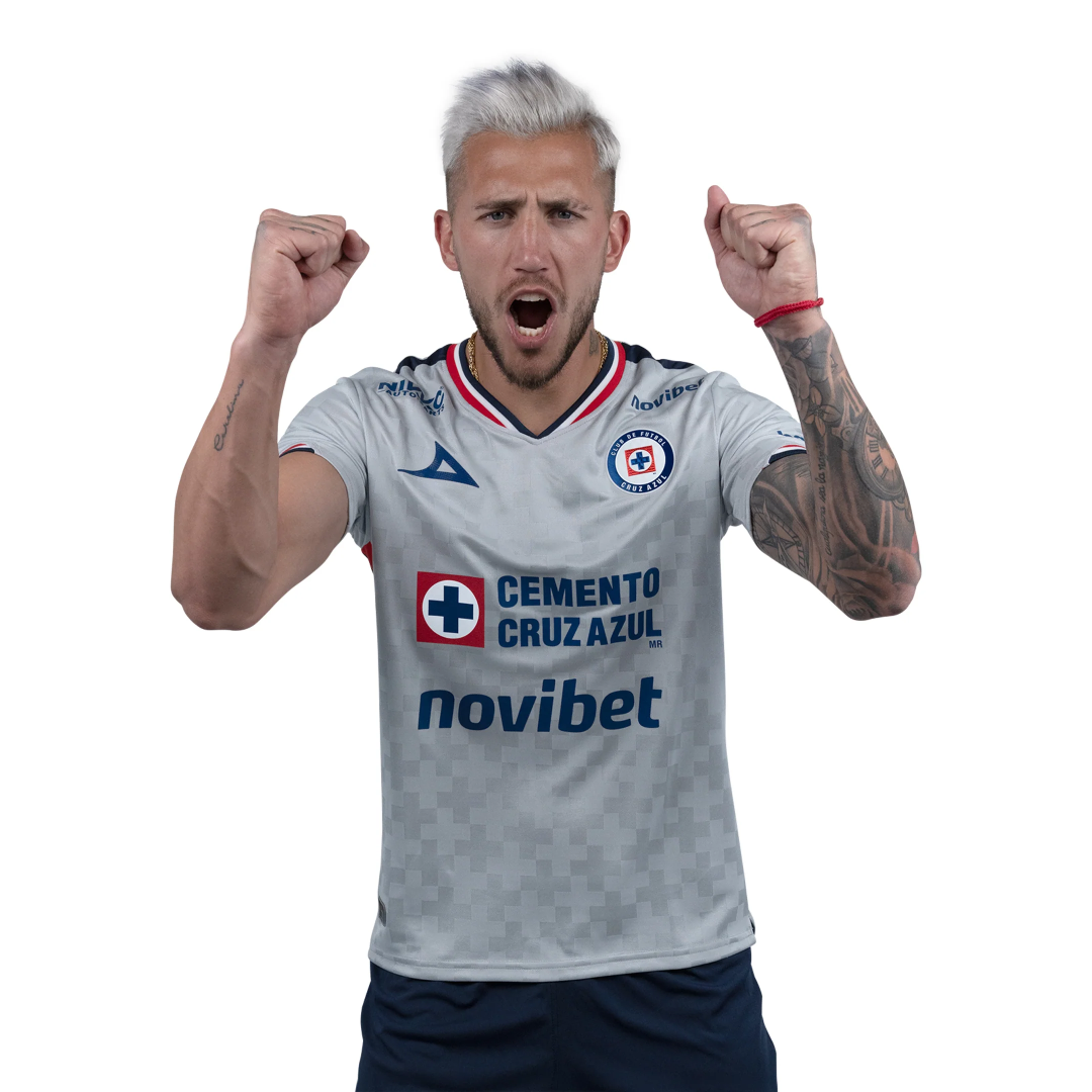 Pirma Cruz Azul Away Men Jersey 25/26 product image 1, provided for visual reference and product detail review
