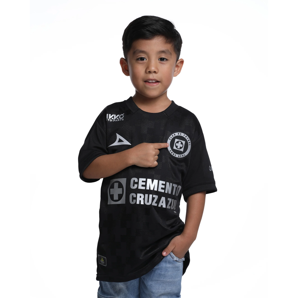 Pirma Cruz Azul Kids Third Jersey 25/26 product image 1, provided for visual reference and product detail review