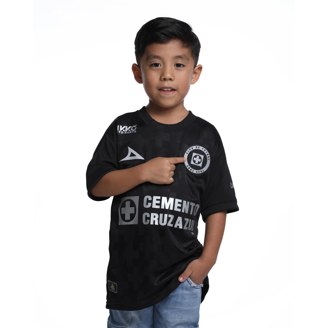 Pirma Cruz Azul Kids Third Jersey 25/26 product image 1, provided for visual reference and product detail review