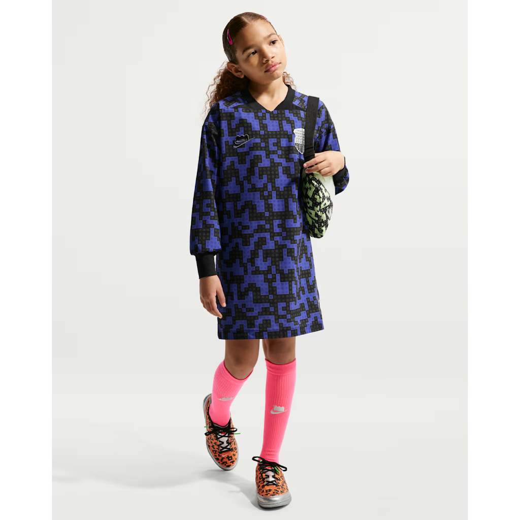 Nike x LEGO Big Kids' Soccer Jersey Dress product image 1, provided for visual reference and product detail review