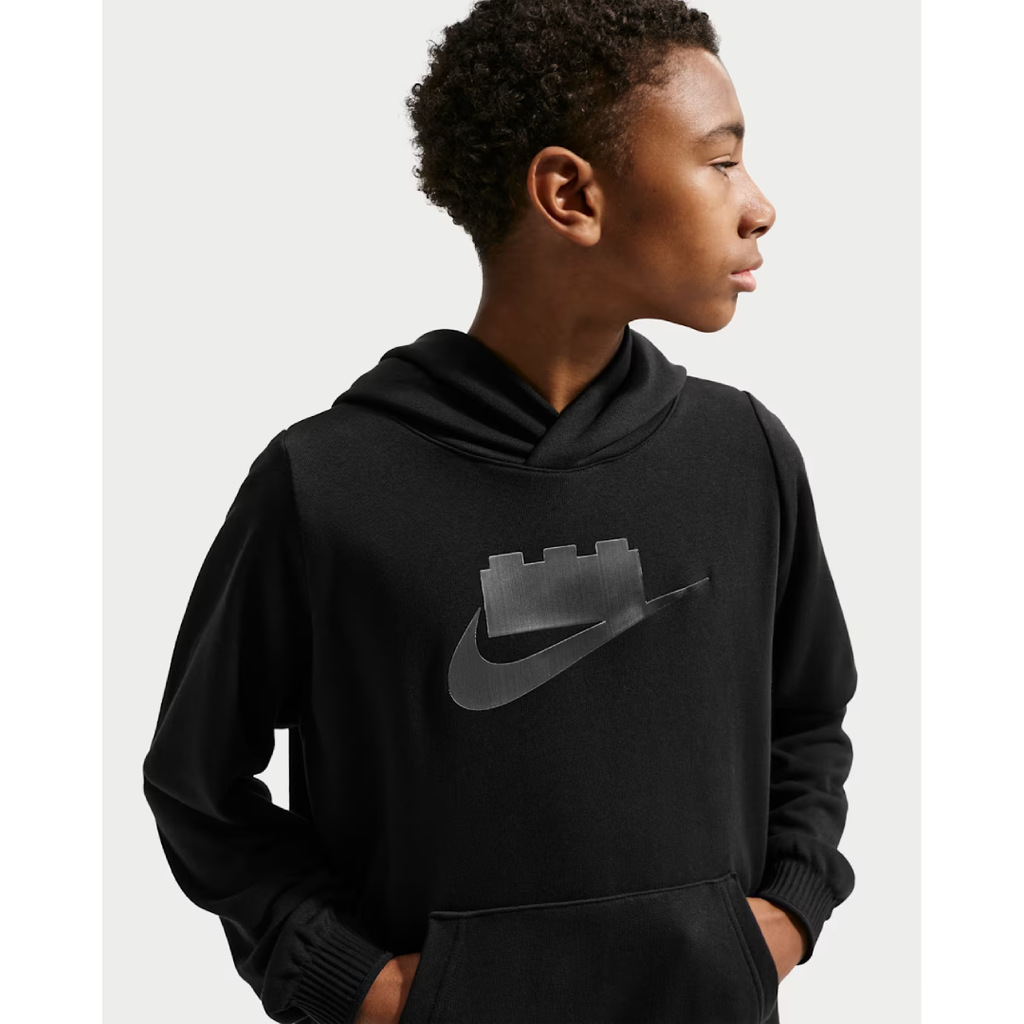 Nike x LEGO® Collection Big Kids' Hoodie product image 3, provided for visual reference and product detail review
