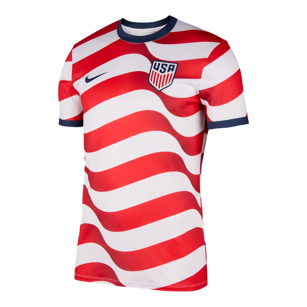 Nike USA 2026 Men Soccer Short-Sleeve Supporter's Top product image 2, provided for visual reference and product detail