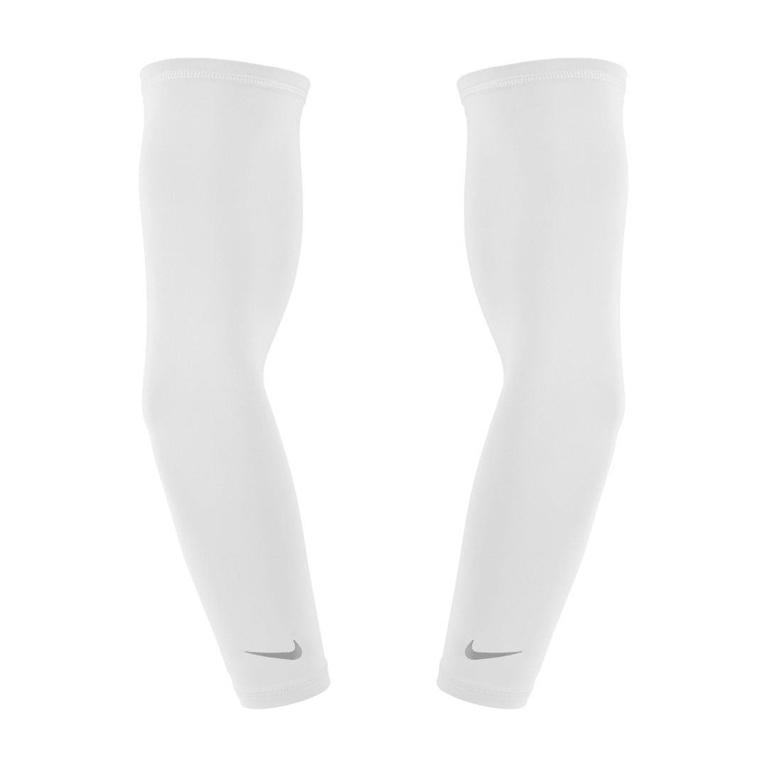 Nike Uv Cooling Sleeves Pair - White product image 1, provided for visual reference and product detail review